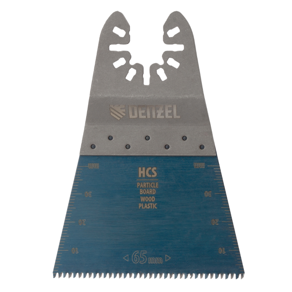 Насадка для МФИ DENZEL 782313 режущая прямая, HCS, по дереву, ламинату 65 х 1.8 мм