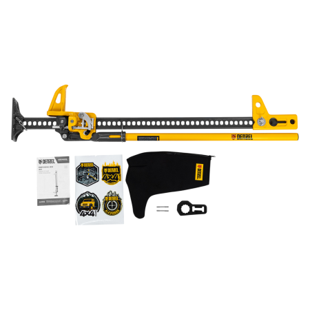 Домкрат реечный профессиональный DENZEL 3,5 т, 115-1040 мм, High Jack