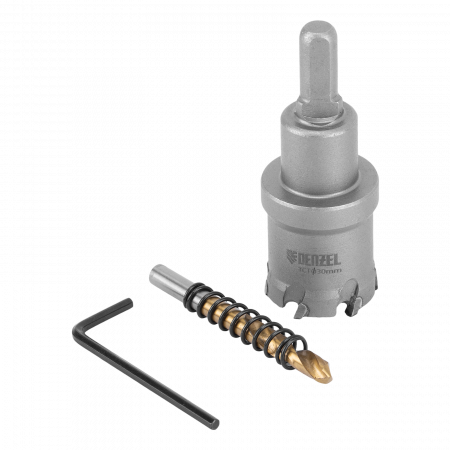 Коронка по металлу DENZEL 724009, 30 мм, твердосплавная