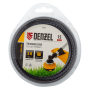 Леска для триммера DENZEL 96260 двухкомпонентная зубчатый квадрат, 3,0мм х 15м, блистер EXTRA CORD