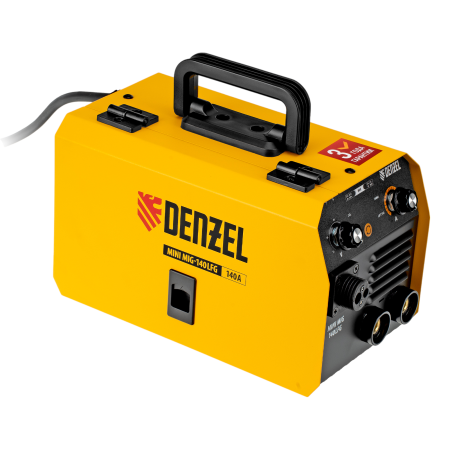 Аппарат инвертор. полуавтомат. сварки DENZEL Mini MIG-140LFG, 140 А, ПВ 60% Аппарат инвертор. полуавтомат. сварки DENZEL Mini MIG-140LFG, 140 А, ПВ 60%