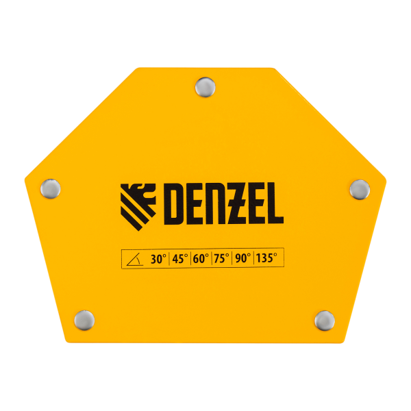 Фиксатор магнитный DENZEL для сварочных работ усилие 75 LB, 30х45х60х75х90х135 град.
