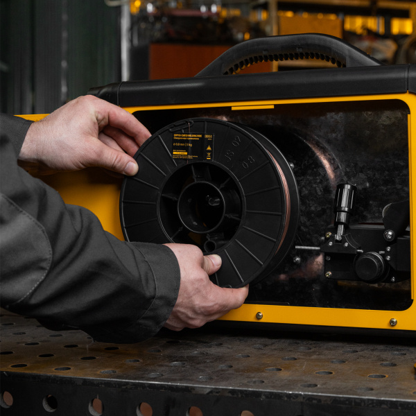 Омедненная проволока Denzel ER70S-6, диам. 0,8 мм, 5 кг, диам. катушки D200 