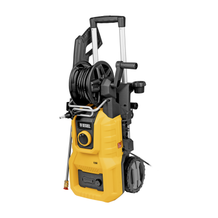 Моечная машина высокого давления DENZEL R-200D, 2400 Вт, 200 бар, 420 л/ч, с барабаном