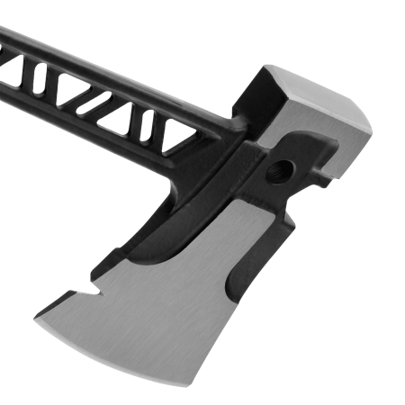 Топор цельнокованый DENZEL 600 г, двухкомпонентная обрезиненная рукоятка