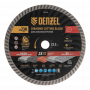 Диск алмазный отрезной DENZEL ф230 х 22,2 мм, Турбо, сухое резание, HWD92