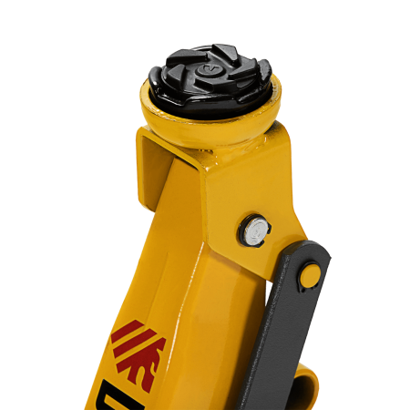 Домкрат гидравлический DENZEL подкатной с фиксатором, 2 т, 130-330 мм, в кейсе