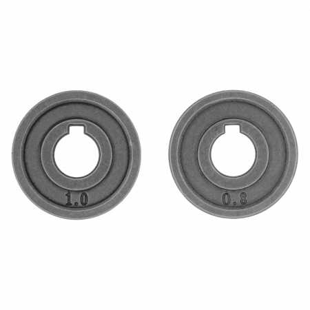 Подающий ролик DENZEL V профиль под стальную проволоку 0,8-1мм, 2 шт