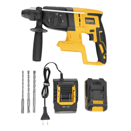 Перфоратор аккумуляторный бесщет. DENZEL RHH-BL-20-28, 3 Дж, Li-Ion, 20 В