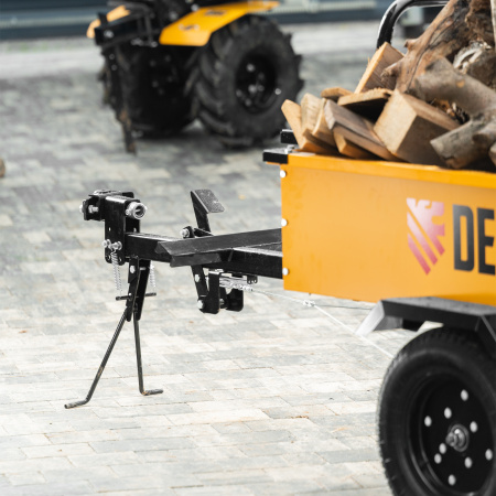 Прицеп для мотоблока DENZEL TT-500, оцинк., груз. 500 кг, рег. сцепка, колеса 4.00-10, в упаковке