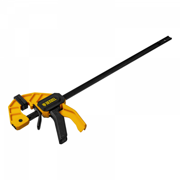 Струбцина DENZEL F-образная, быстрозажимная, 300 х 55 мм, усиленный нейлоновый корпус Струбцина DENZEL F-образная, быстрозажимная, 300 х 55 мм, усиленный нейлоновый корпус