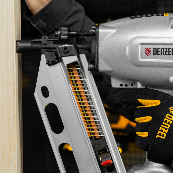 Гвозди DENZEL для пнев. нейлера (оцинк.), длина - 75 мм, диам. - 3,05 мм, 2000 шт.