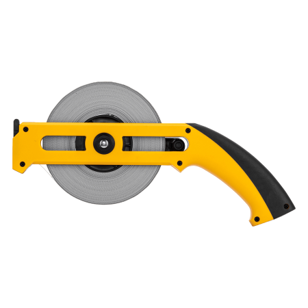 Рулетка геодезическая DENZEL 50 м х 13 мм, открытый корпус, металлическая лента