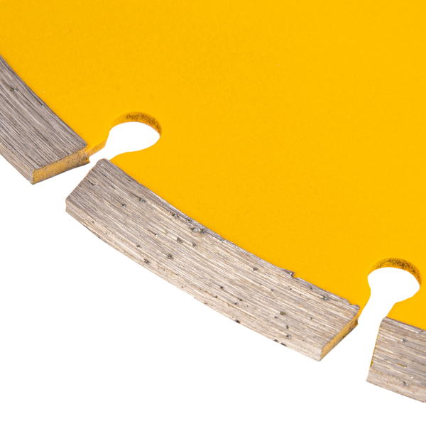 Диск алмазный отрезной DENZEL73104, сегментный, 230 x 22.2 мм, сухая резка