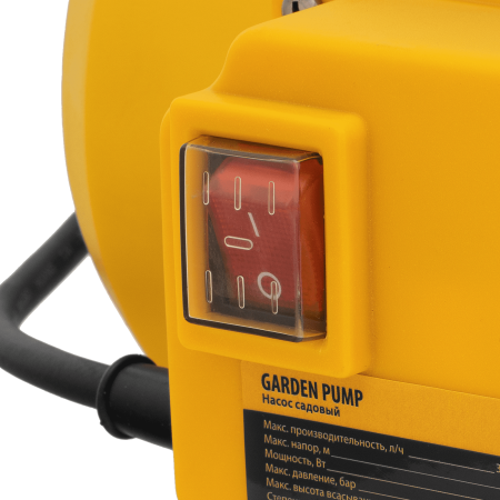Садовый поверхностный насос DENZEL GPL800Х, 800 Вт, 3200 л/ч, подъем 42 м, нержавейка
