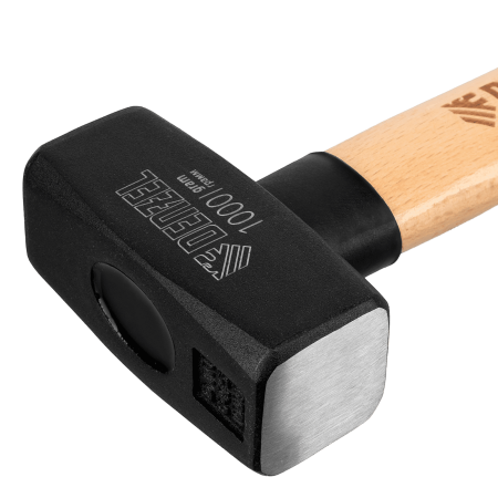 Кувалда DENZEL 1000 г, кованая головка, буковая рукоятка