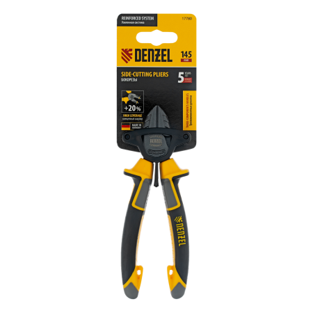 Бокорезы DENZEL 145 мм, трехкомпонентные рукоятки