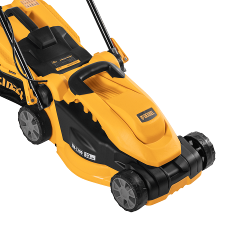 Газонокосилка электрическая DENZEL GM-1200, 1200 Вт, ширина 32 см, 3 уровня, 25 л
