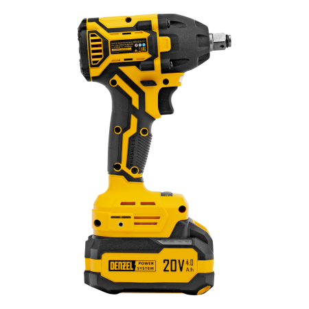 Гайковерт ударный аккумуляторный бесщет. DENZEL CIWH-BL-20-350, Li-Ion, 20 В