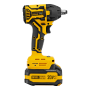 Гайковерт ударный аккумуляторный бесщет. DENZEL CIWH-BL-20-350, Li-Ion, 20 В