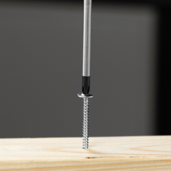 Отвертка DENZEL PH1х150 мм, S2, 3к рукоятка