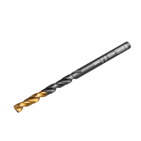 Сверло по металлу DENZEL 3,2 мм, HSS-Tin, Golden Tip, 10 шт.