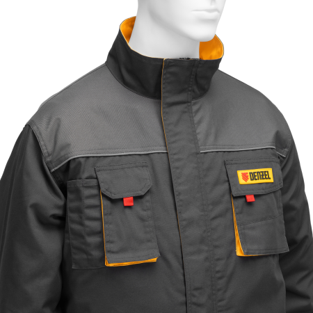 Куртка профессиональная рабочая DENZEL 65% полиэстер 35% хлопок, L
