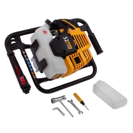 Мотобур DENZEL DX-52, 52 см3, соединение 20 мм, без шнека