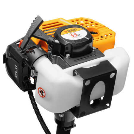 Триммер бензиновый DENZEL DTS-33, 33 см3, неразъемная штанга, состоит из 2 частей