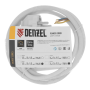 Шнур сетевой Energy Series DENZEL, ПВС, 1,5 м, 3 x 1,5 мм, с неразборной вилкой, белый