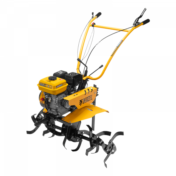 Мотоблок DENZEL DPT-370S, 7 л.с., ремен.сцеп, фрез 3х4, ШОМ, передачи 3В/1Н