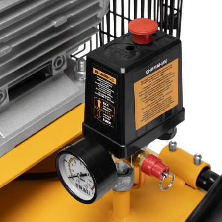 Компрессор воздушный DENZEL рем. привод BCV 4000-T/200, 4,0 кВт, 200 литров, 690 л/мин