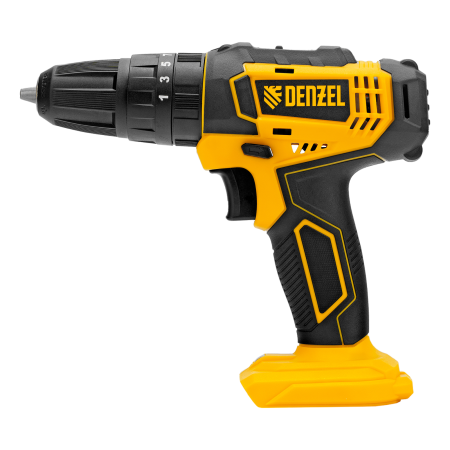 Дрель-шуруповерт аккумуляторная ударная DENZEL CID-18-0, Li-Ion, 18 В