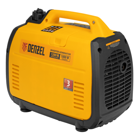 Инверторный генератор DENZEL GT-1200iS, 1.2 кВт, 230 В, бак 2.4 л, ручной старт