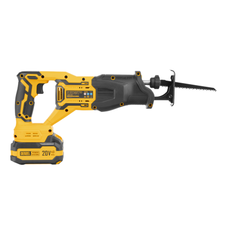 Пила сабельная аккумуляторная бесщет. DENZEL  RS-250, Li-Ion, 20 В