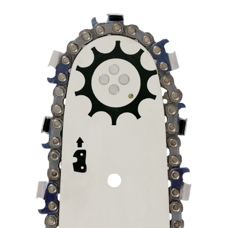 Пила цепная бензиновая DENZEL DGS-5218, шина 45 см, 3.5 л.с, шаг 0.325, 72 звена