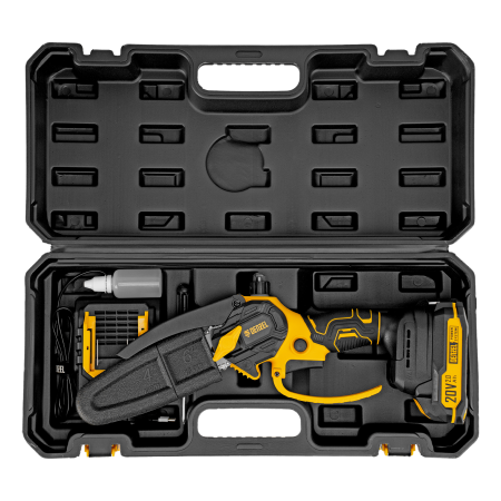 Цепная мини-пила аккумуляторная бесщет. DENZEL CCS-150, шина 150 мм, Li-Ion, 20 В