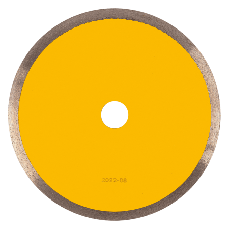 Диск алмазный сплошной DENZEL супертонкий, 200 х 25,4 мм, горячее прессование, мокрое резание