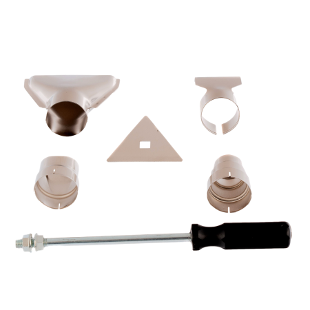 Фен технический DENZEL HG-2000E, 2000 Вт, 2 режима, LCD дисплей