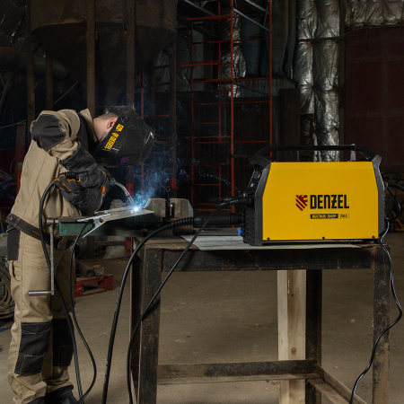 Аппарат инвертор. полуавтомат. сварки DENZEL MultiMIG-200DP Synergy Double Pulse, 200 А, ПВ 80%