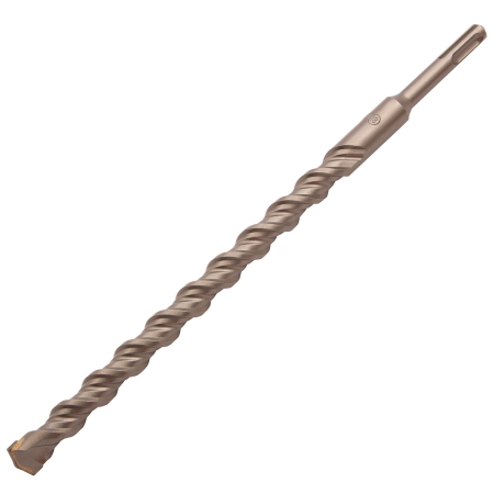 Бур по бетону DENZEL 705044, 18 x 310 мм, двойная спираль, три пылеотводящие кромки