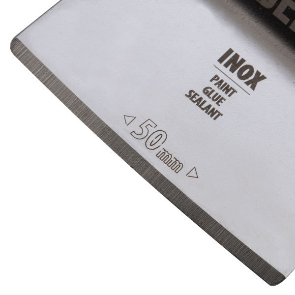 Насадка для МФИ DENZEL 782317 шабер полукруг, Inox, для снятия краски, 50 мм