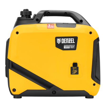 Генератор инверторный DENZEL GS-2200iS, 2,2 кВт, 230 В, закрытый корпус, ручной старт