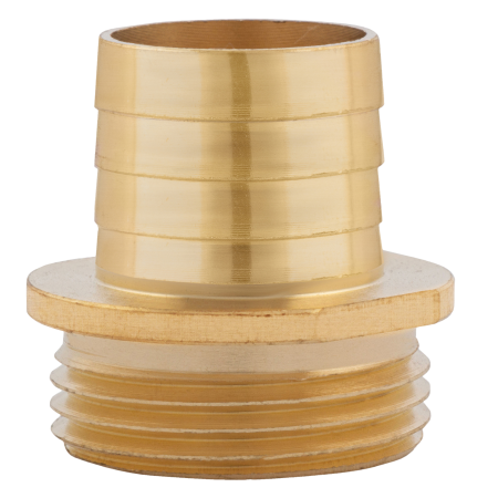 Штуцер для шланга DENZEL 97271, 1 дюйм, с наружной резьбой G1