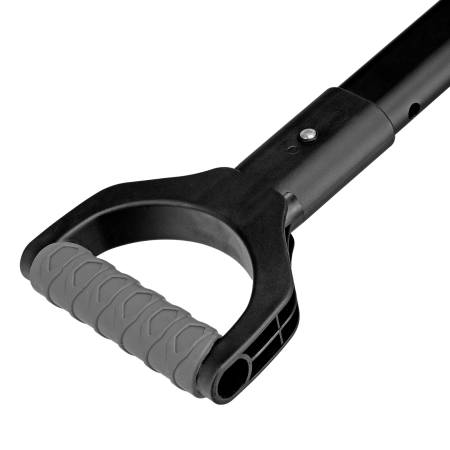 Лопата автомобильная складная, алюминиевая, 220х280х585-870 мм, телескопический черенок Denzel