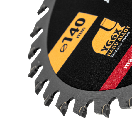 Пильный диск по дереву DENZEL ф140 х 20 мм, 36 зубов