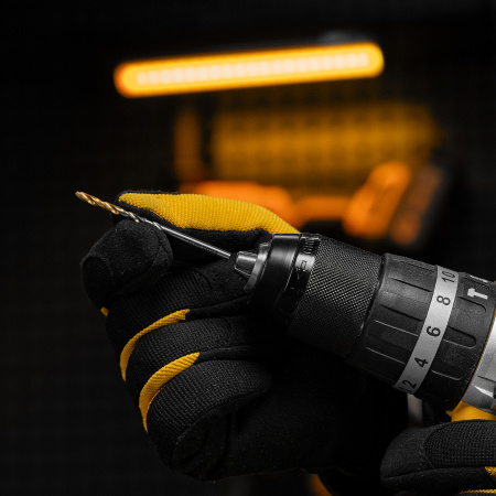 Сверло спиральное по металлу DENZEL 3,5 x 70 мм, Р6М5, Golden Tip, 2шт.