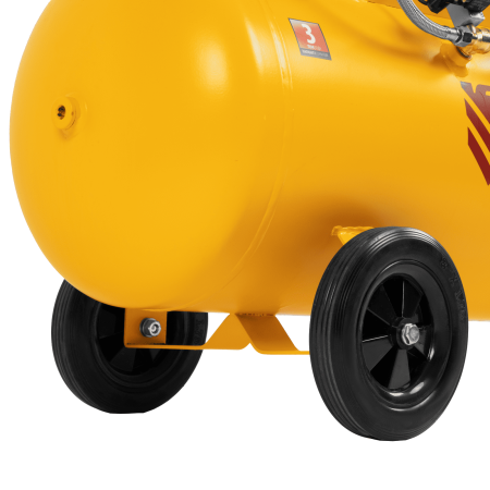 Компрессор безмасляный, малошумный DENZEL DLS 1800/100,1800 Вт, 3x600, 100 л, 345 л/мин