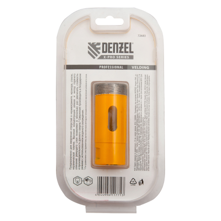 Сверло алмазное по керамограниту DENZEL 72683, 30 мм, М14, мокрая резка