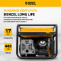Генератор бензиновый DENZEL PS 80 EA, 8.0 кВт, 230 В, 25 л, электростартер